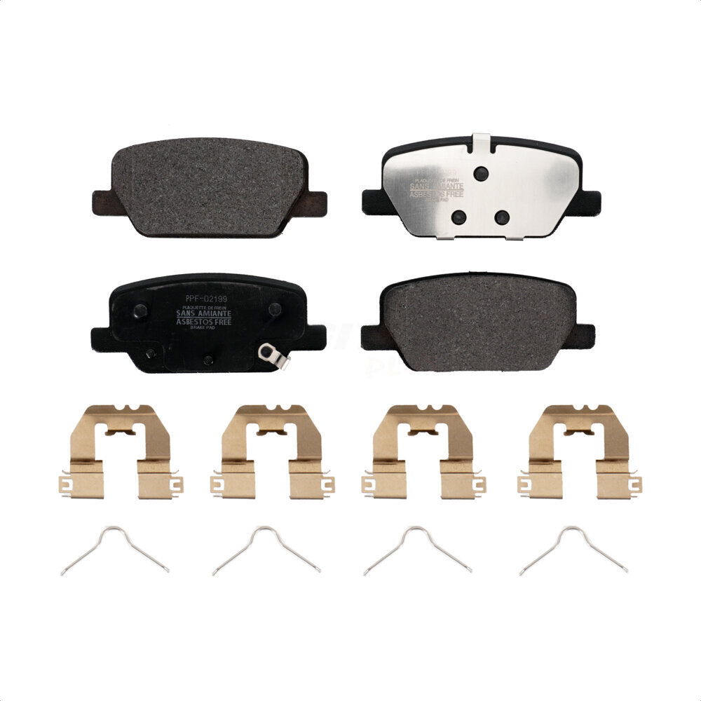 Semi-Metallic Disc Brake Pads Rear PPF-D2199 For Hyundai Palisade Santa Fe Kia