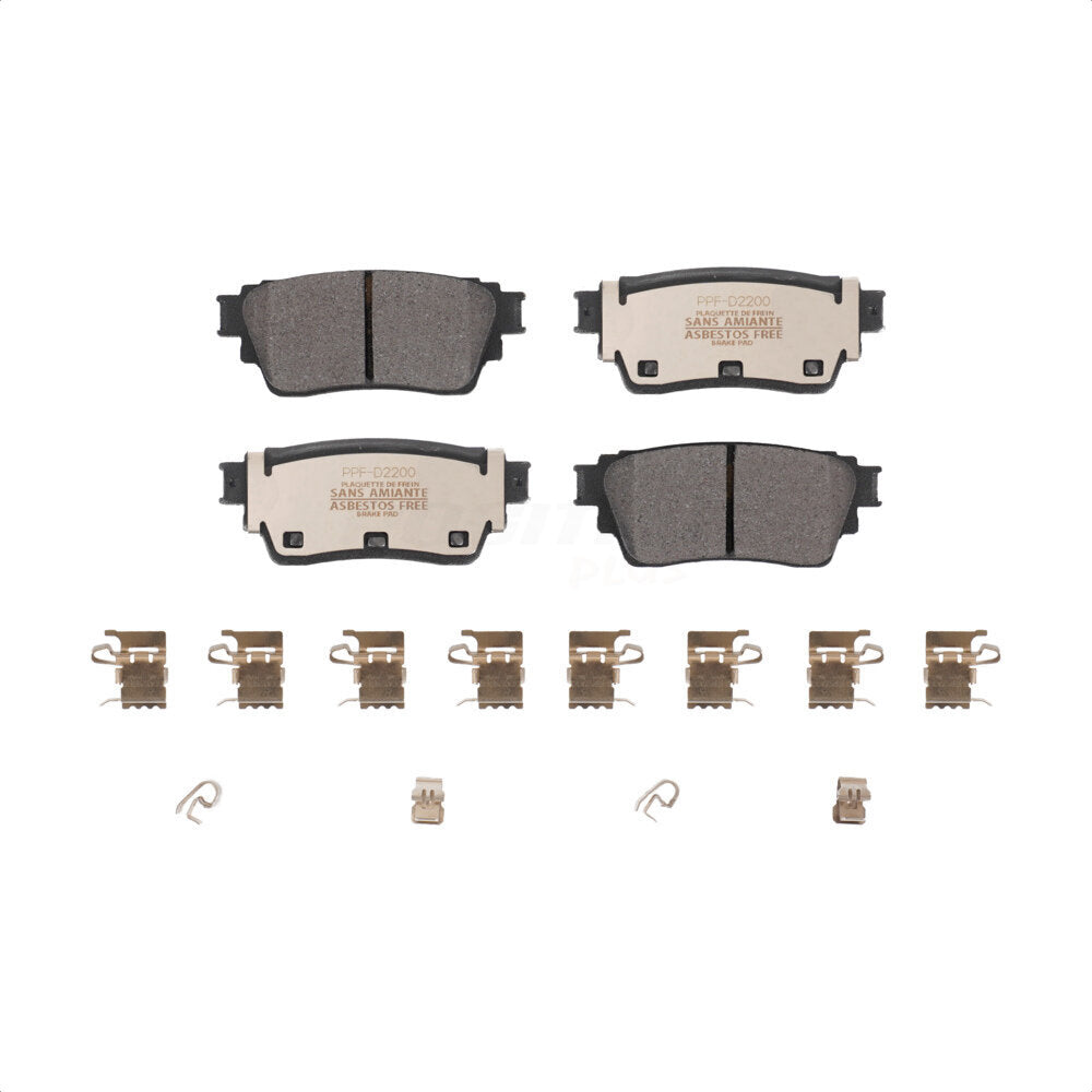 Semi-Metallic Disc Brake Pads Rear PPF-D2200 For Nissan Rogue Mitsubishi Kicks