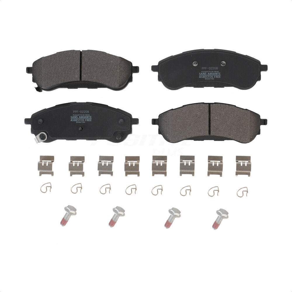 Semi-Metallic Disc Brake Pads Rear PPF-D2208 For 2019-2023 Ford Ranger