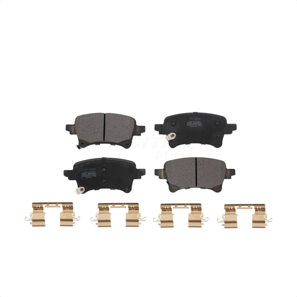 Semi-Metallic Disc Brake Pads Rear PPF-D2233 For Jeep Wrangler Gladiator