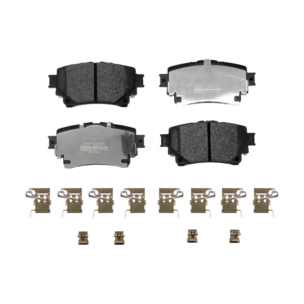 Semi-Metallic Disc Brake Pads Rear PPF-D2305 For Toyota Highlander Lexus RAV4