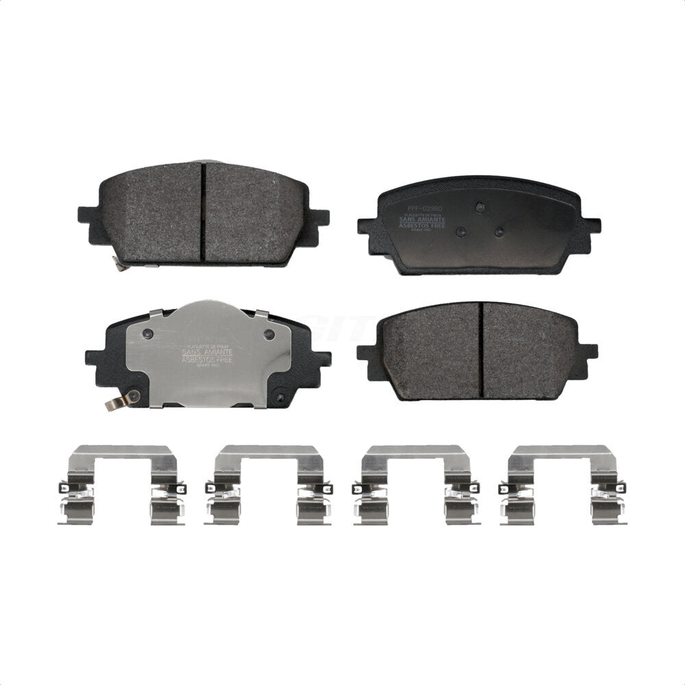 Semi-Metallic Disc Brake Pads Front PPF-D2380 For Hyundai Santa Fe Kia Sorento