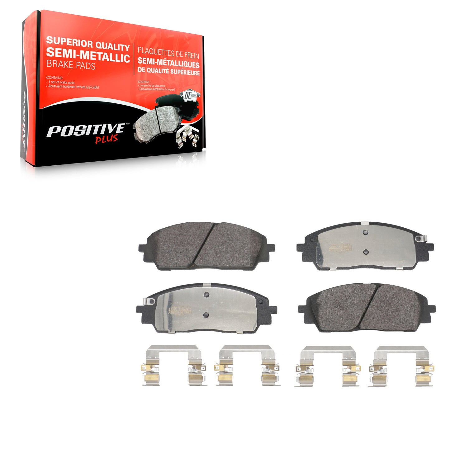 Semi-Metallic Disc Brake Pads Front PPF-D2392 For 2022-2024 Kia Carnival