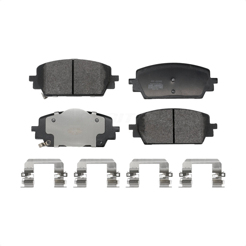 Semi-Metallic Disc Brake Pads Front PPF-D2393 For Genesis GV70 G80 2.5L
