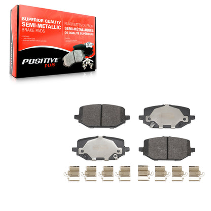 Semi-Metallic Disc Brake Pads Rear PPF-D2397 For Acura MDX Honda Pilot