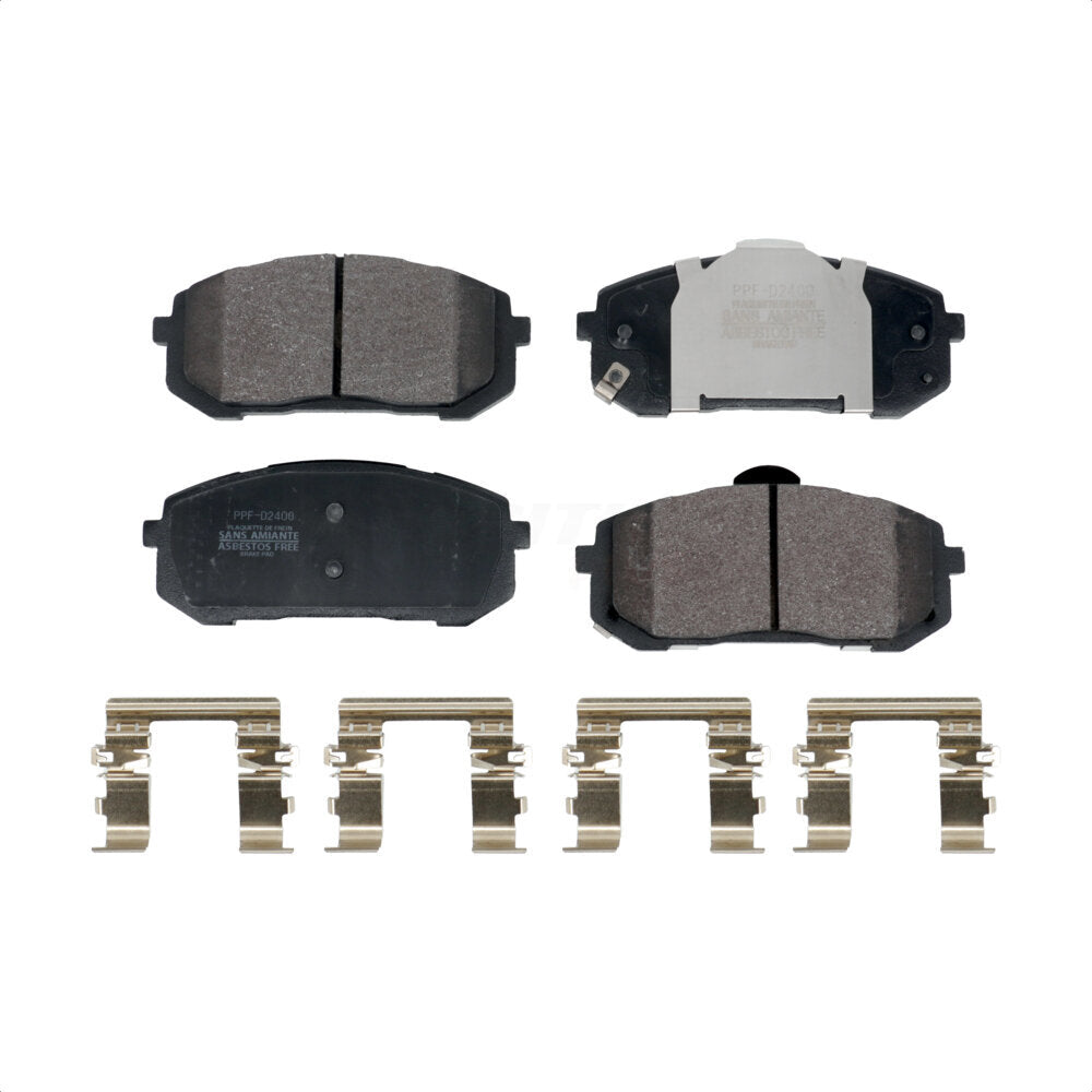 Semi-Metallic Disc Brake Pads Front PPF-D2400 For Hyundai Elantra