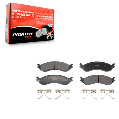Semi-Metallic Disc Brake Pads Rear PPF-D2406 For GMC Chevrolet Savana 2500 3500