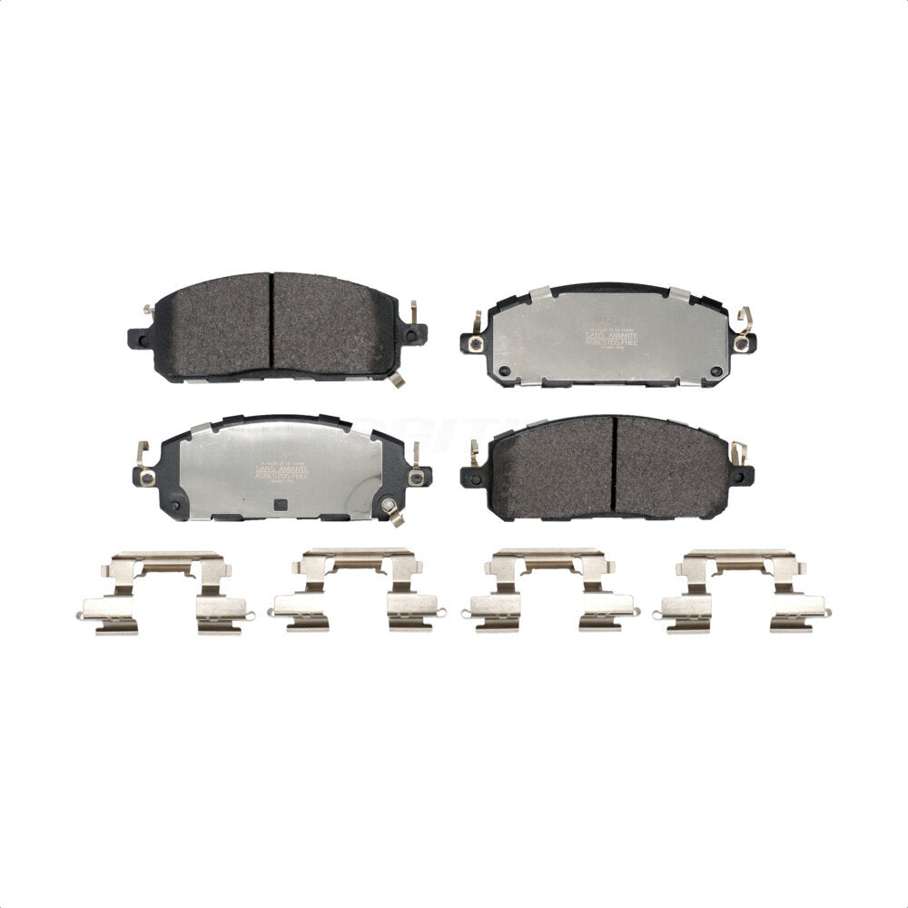 Semi-Metallic Disc Brake Pads Front PPF-D2413 For Mitsubishi Outlander Nissan