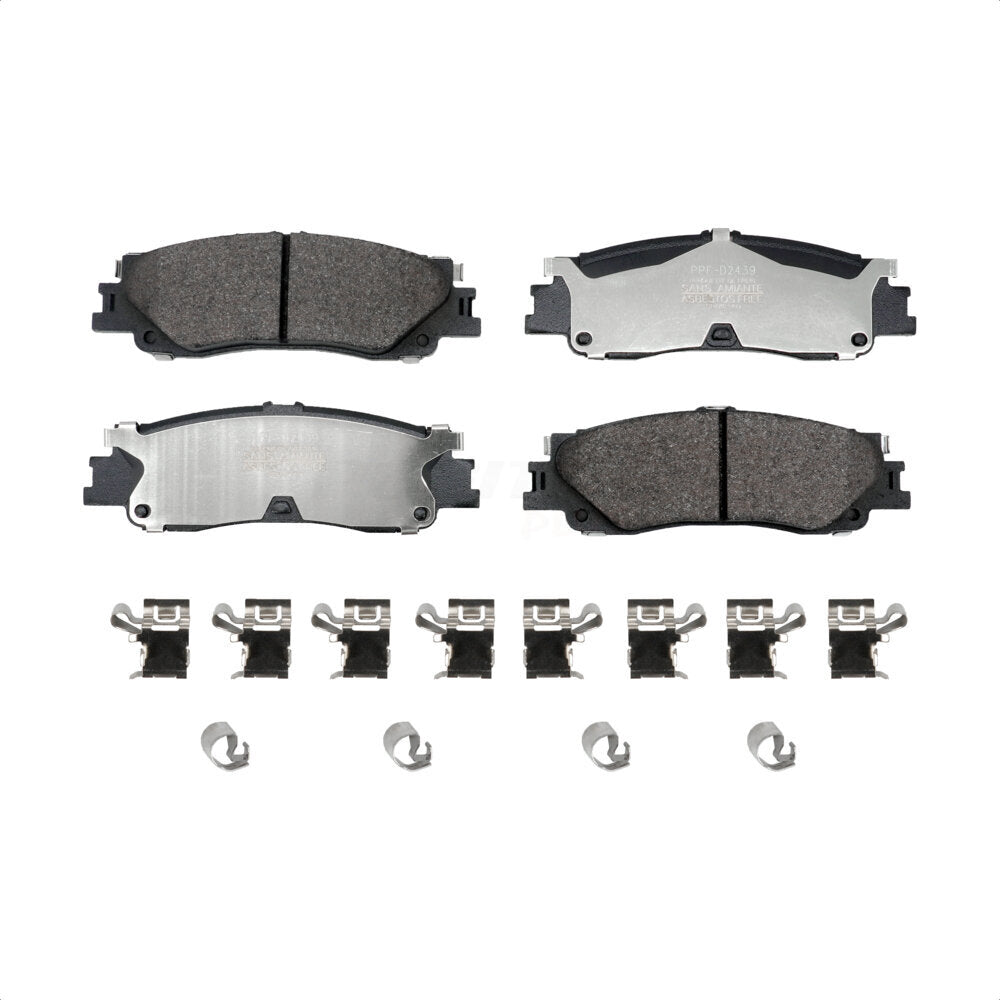 Semi-Metallic Disc Brake Pads Rear PPF-D2439 For Toyota Tundra Sequoia Lexus