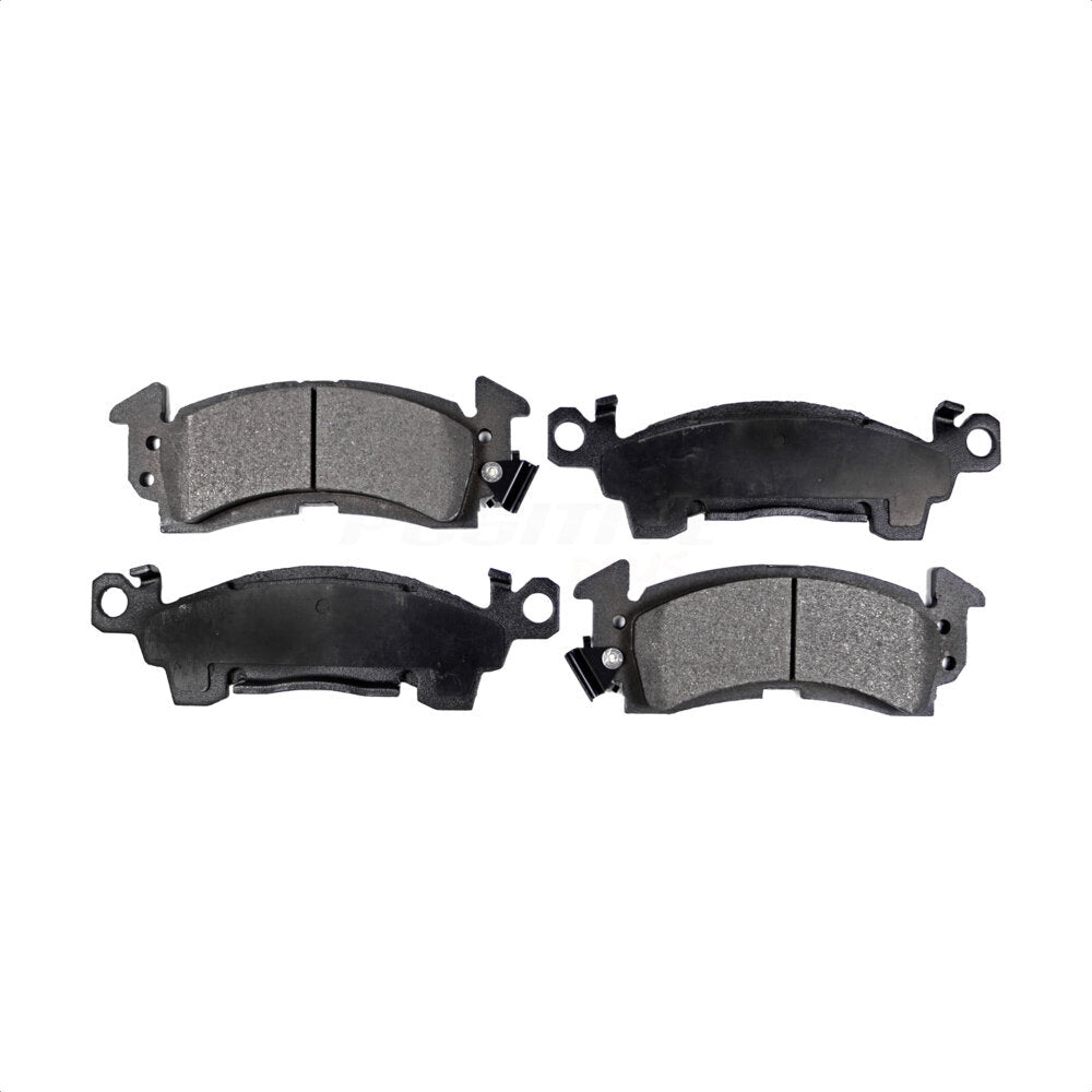 Front Semi-Metallic Disc Brake Pad 1980-2002 Chevrolet K5 R10 V1500 Astro & Cadillac DeVille & GMC C1500 C2500 P1500 R1500 V2500 & Pontiac Firebird