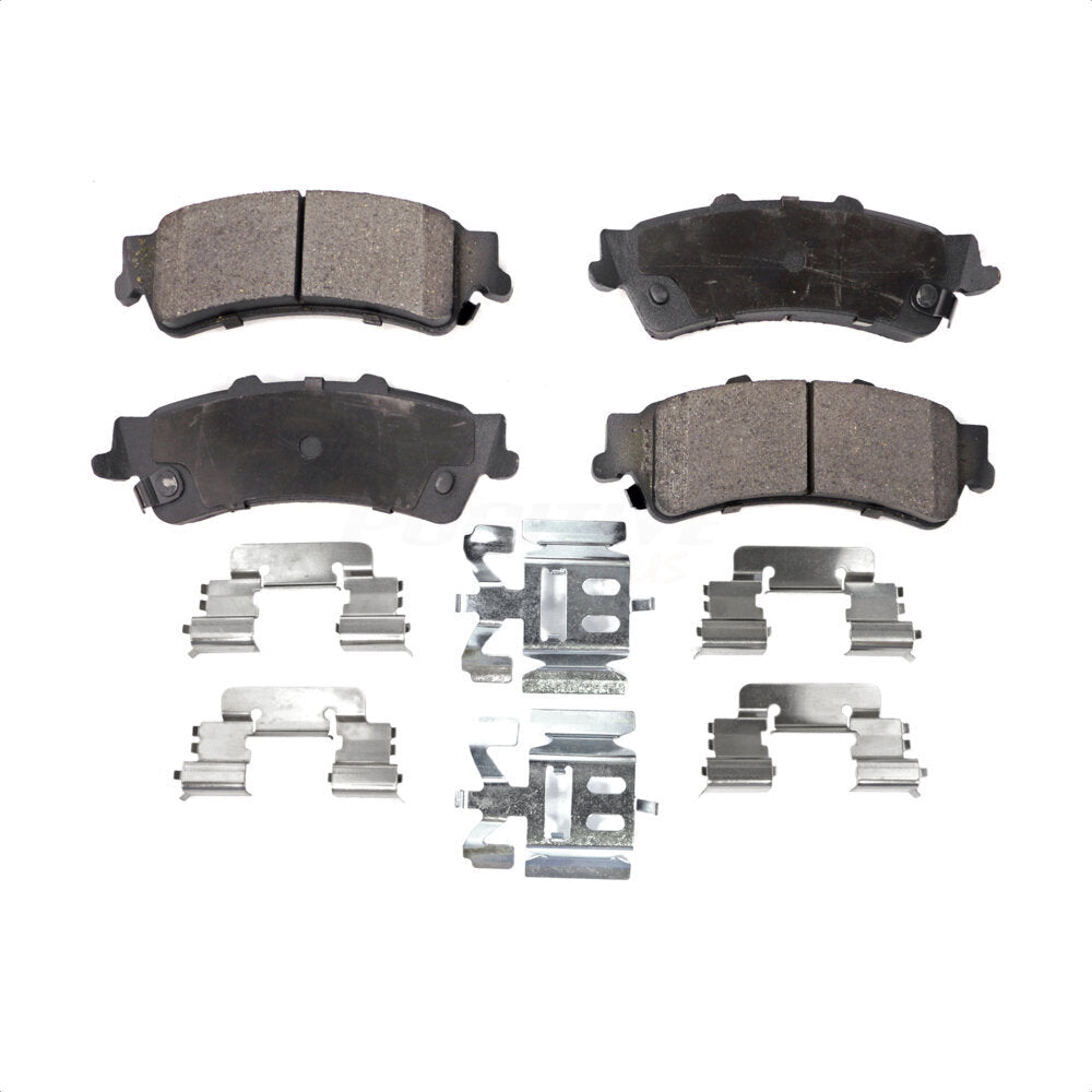Semi-Metallic Disc Brake Pads Rear PPF-D792 For Chevrolet GMC Silverado 1500 DTS