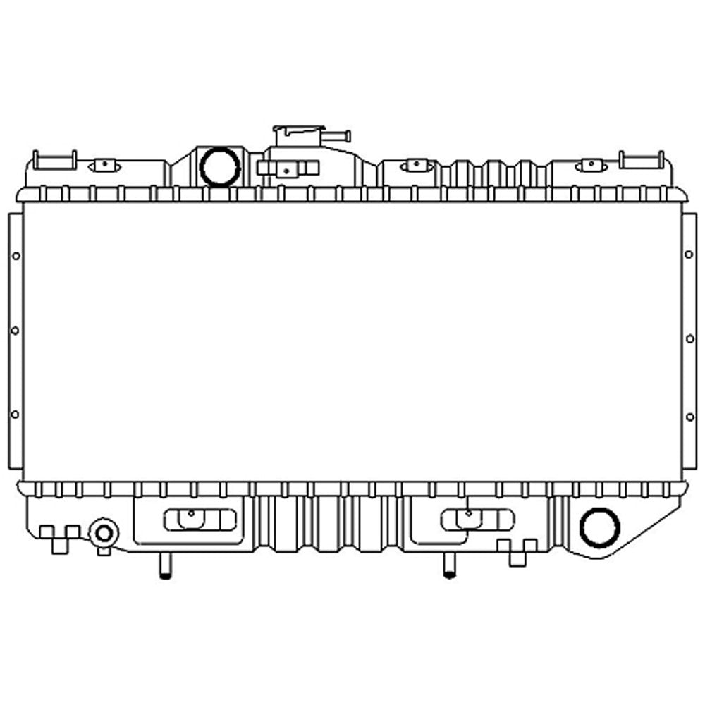 Radiator 1986-1989 Toyota Celica