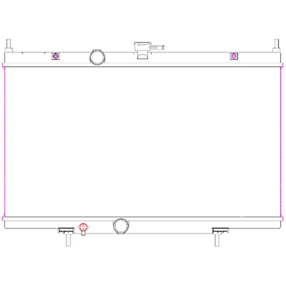 Radiator 2007-2012 Nissan Sentra