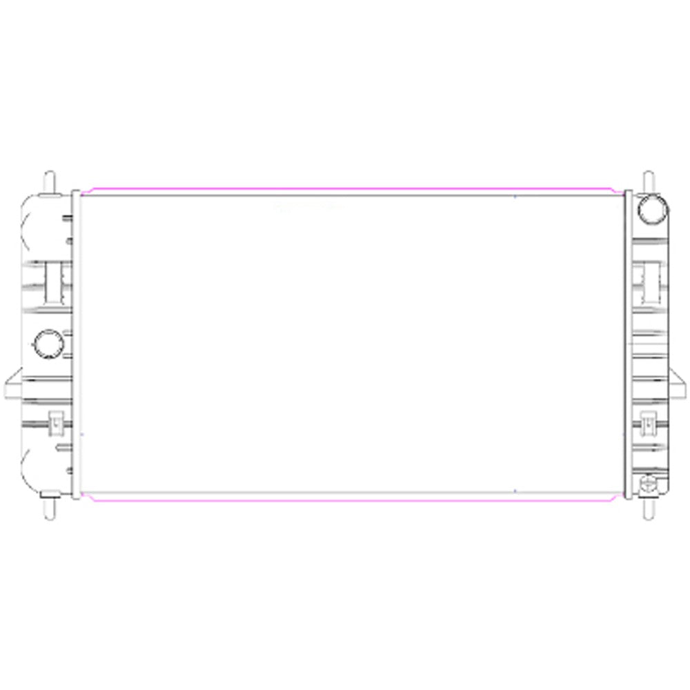 Radiator 2004-2010 Saturn Ion & Chevrolet Cobalt