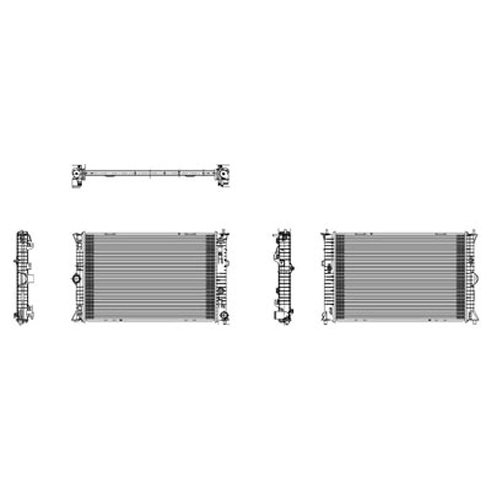 Radiator 2009-2010 Mazda 6