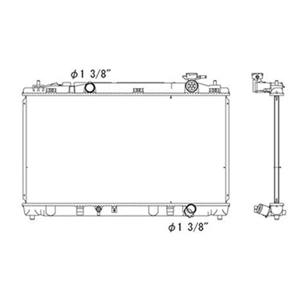 Radiator 2010-2011 Toyota Camry