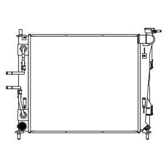 Radiator 2011-2015 Hyundai Sonata & Kia Optima