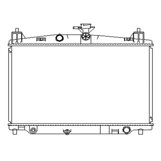 Radiator 2011-2014 Mazda 2