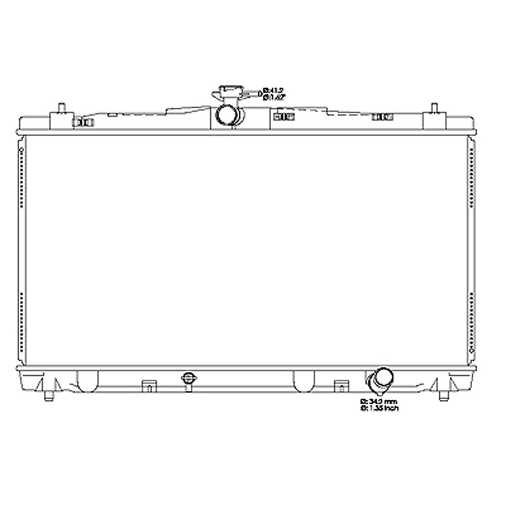 Radiator For Models With 2.5 Liter L4 2012-2017 Toyota Camry