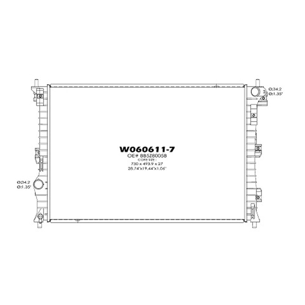 Radiator 2012-2019 Ford Explorer