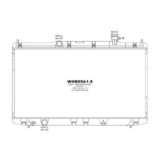 Radiator 2013-2020 Honda Accord & Acura Tlx