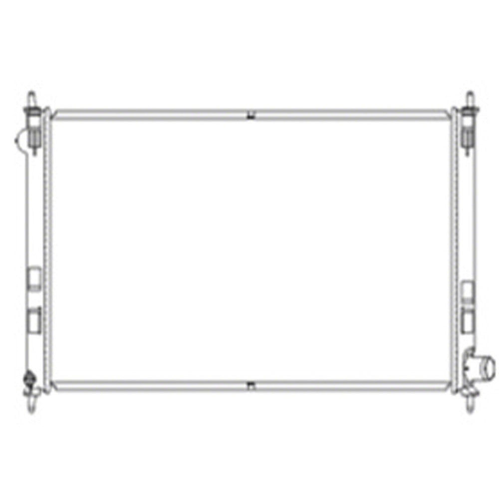 Radiator 2013-2016 Mitsubishi Outlander Sport