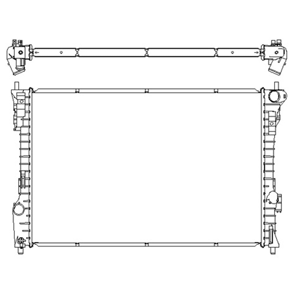Radiator 2011-2019 Ford Explorer, Flex & Lincoln Mkt