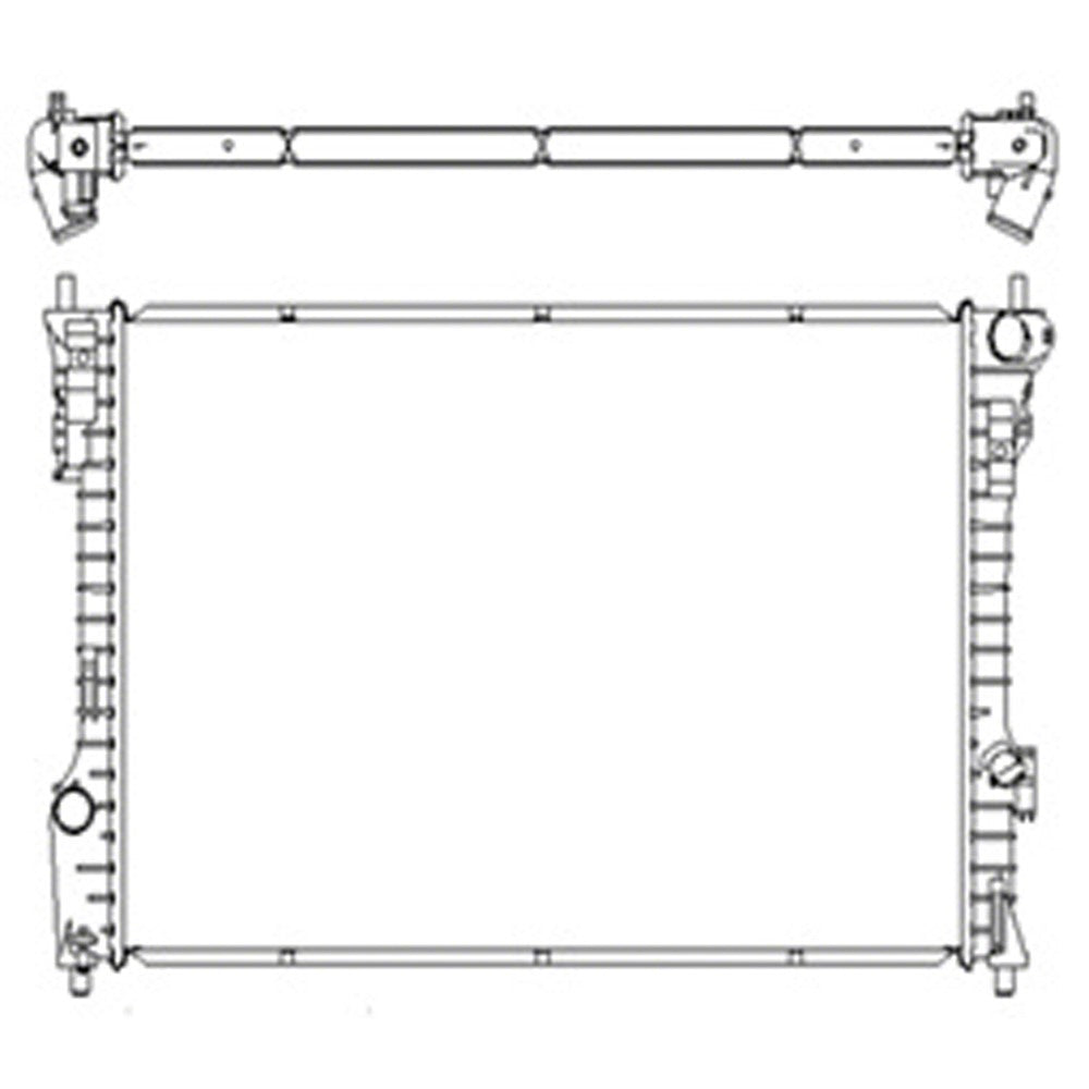 Radiator 2013-2019 Ford Flex & Lincoln Mkt