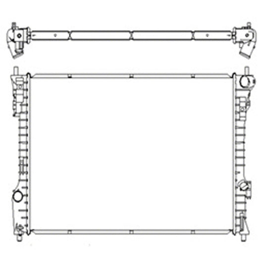 Radiator 2013-2019 Ford Flex & Lincoln Mkt