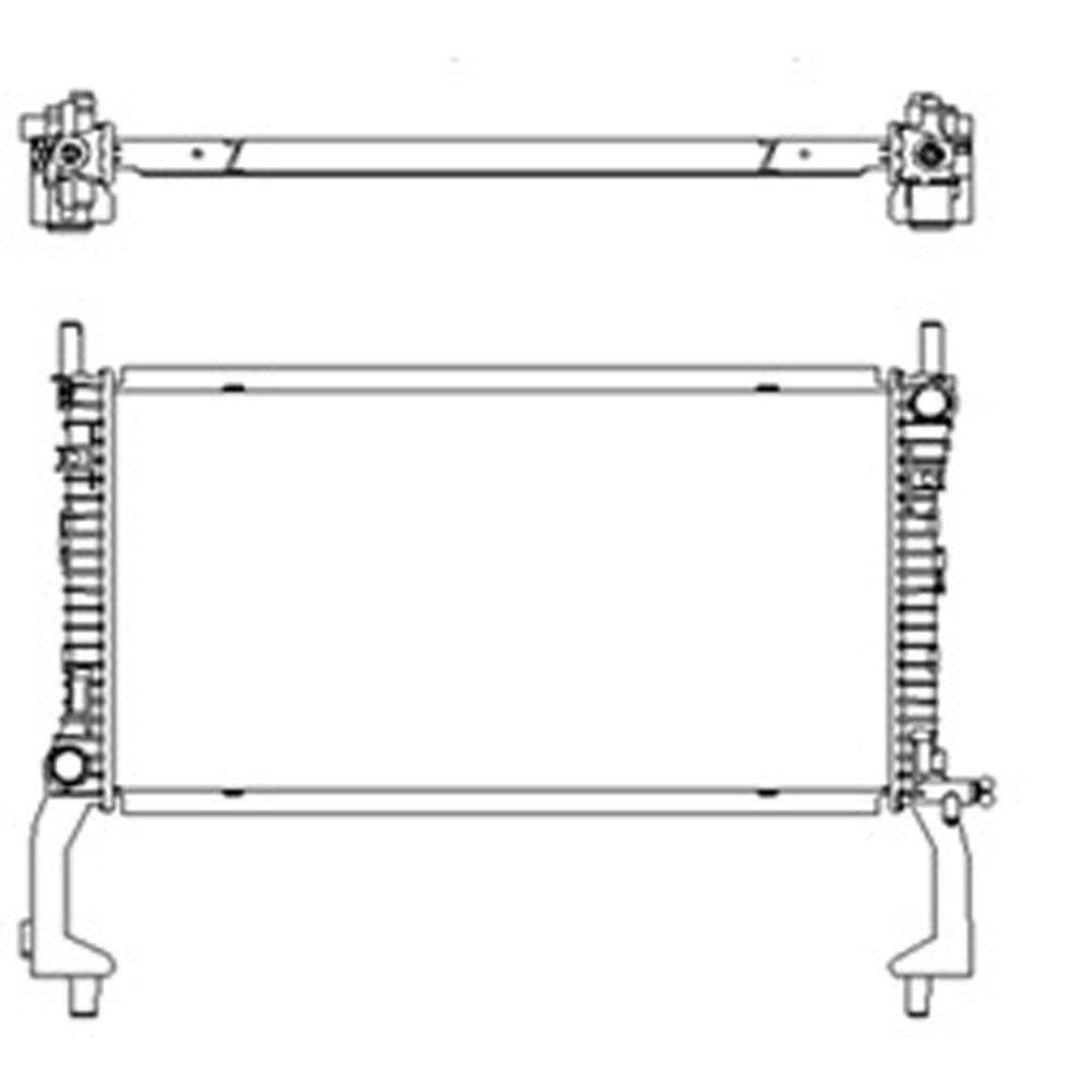 Radiator 2015-2023 Ford Mustang