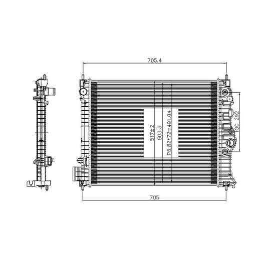 Radiator 2013-2020 Chevrolet Trax