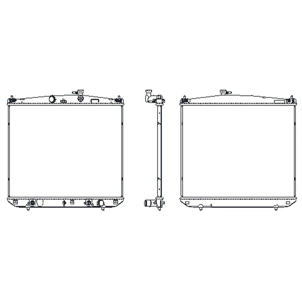 Radiator 2016-2022 Lexus Rx350, Rx450h, Rx350l, Rx450hl