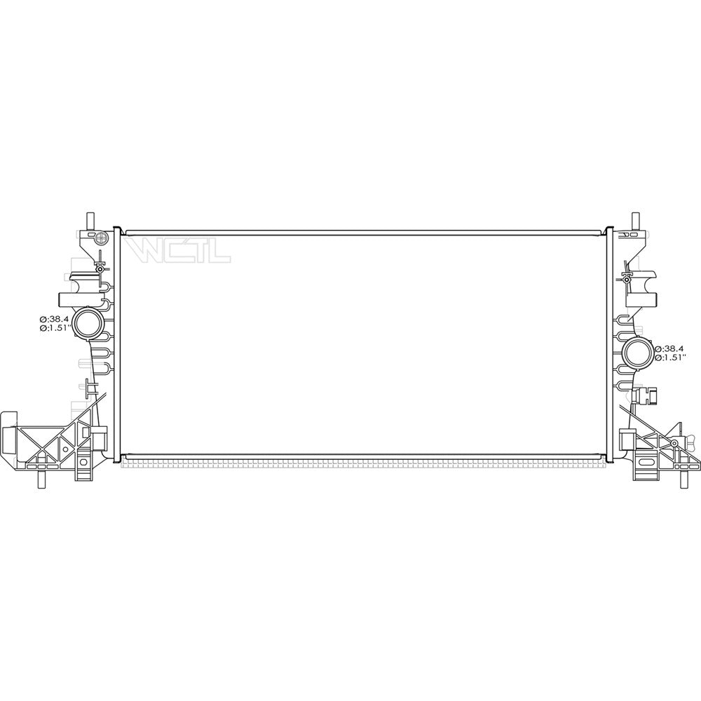 Radiator 2016-2019 Chevrolet Cruze