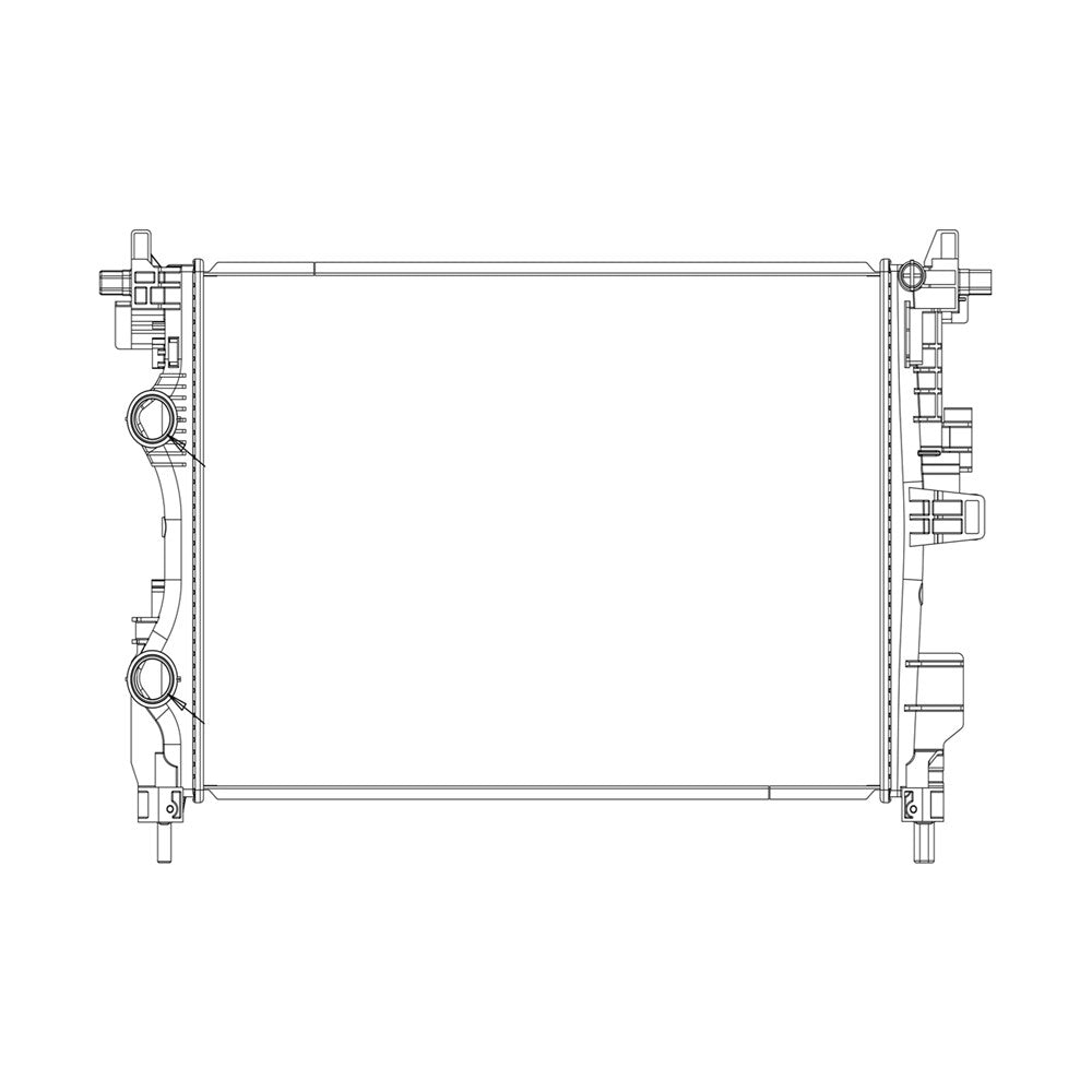 Radiator 2017-2022 Jeep Compass