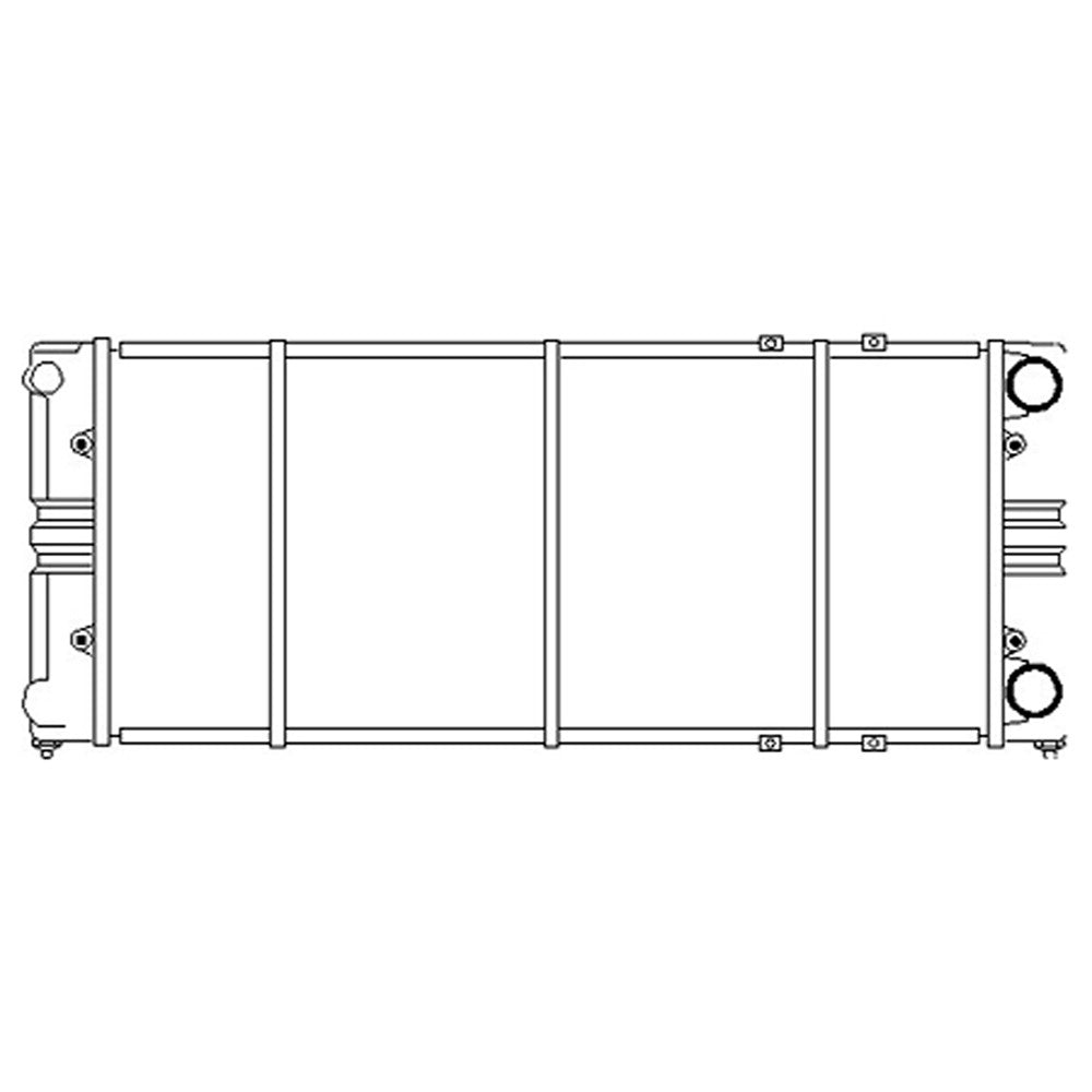 Radiator 1993-1994 Volkswagen Jetta