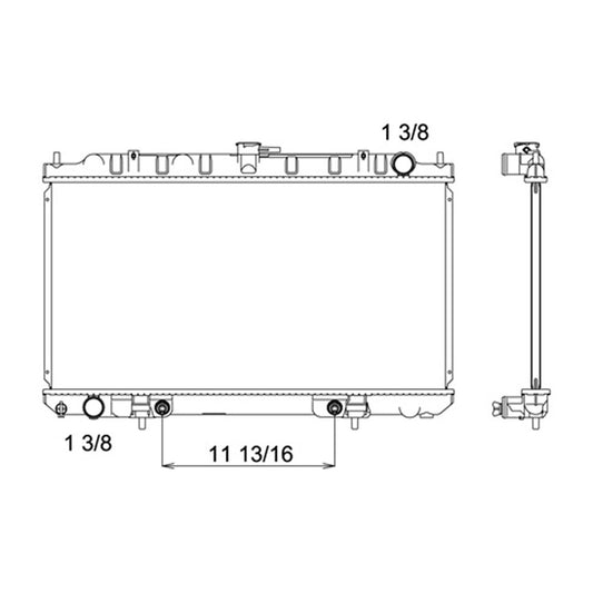 Radiator 2000-2005 Nissan Sentra
