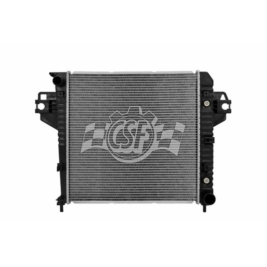 Radiator With Bracket For External Transmission Oil Cooler 2002-2006 Jeep Liberty