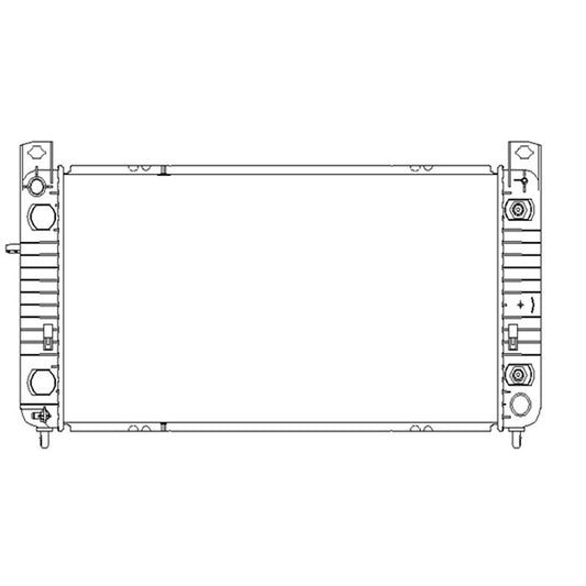 Radiator 2005-2014 Chevrolet Silverado 1500, Silverado 1500 Hd, Silverado 2500 Hd, Silverado 3500, Silverado 1500 Classic & Gmc Sierra 1500