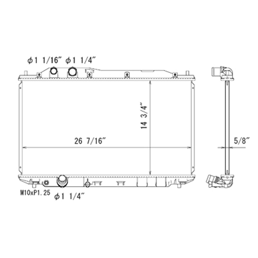Radiator 2006-2011 Honda Civic