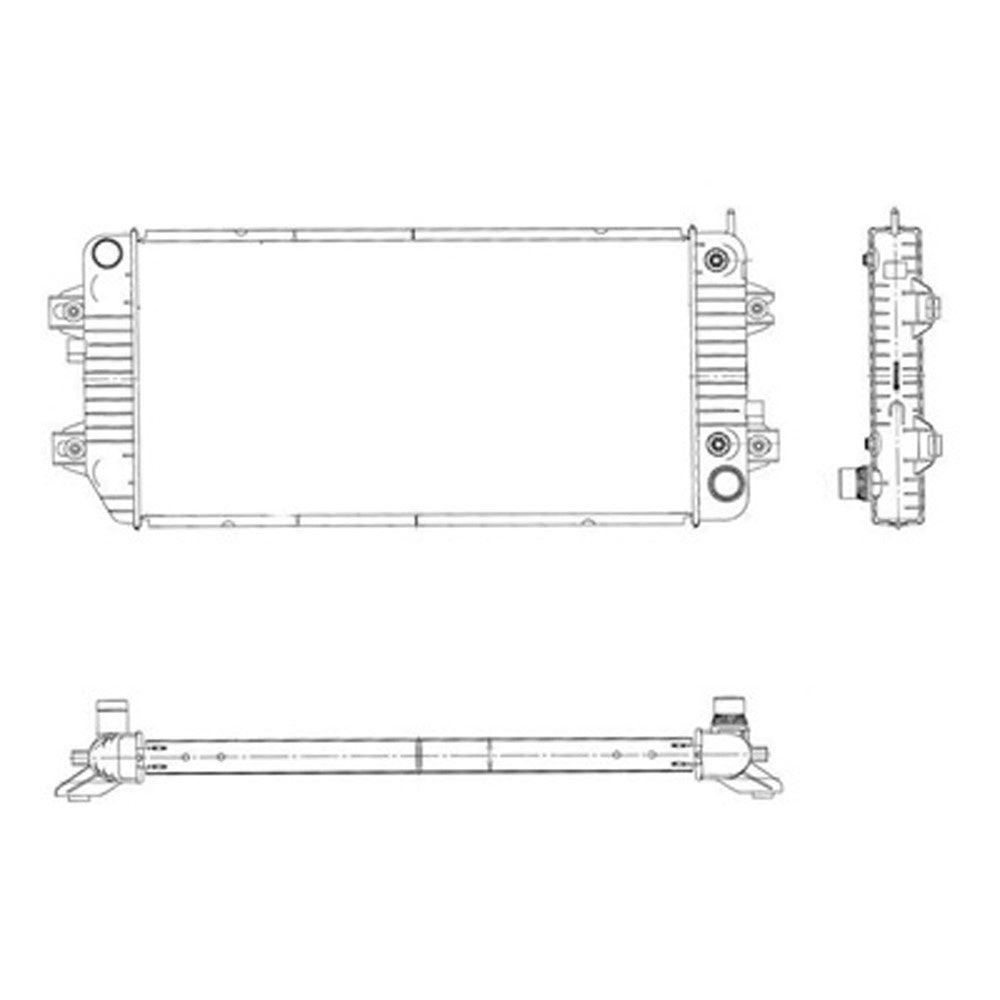 Radiator 2006-2022 Chevrolet Express 1500, Express 2500, Express 3500, Express 4500 & Gmc Savana 1500, Savana 2500, Savana 3500