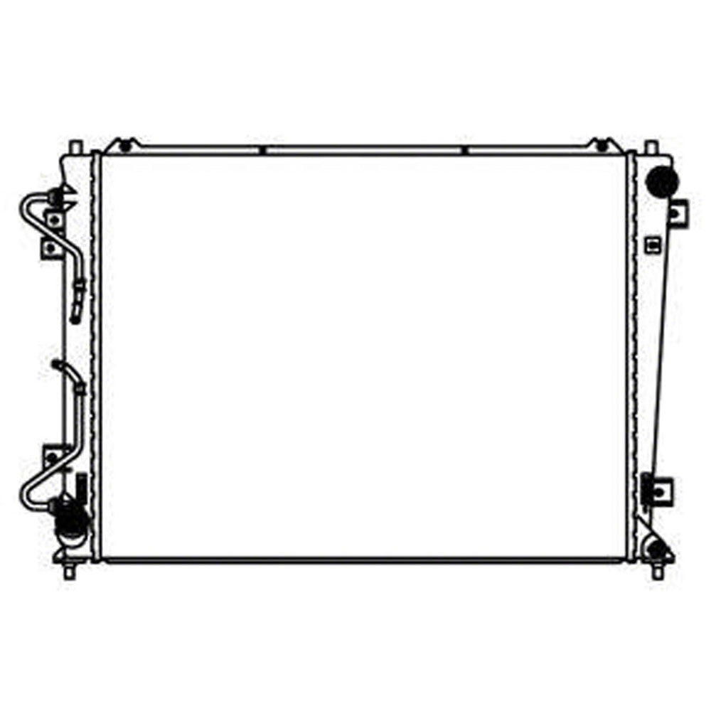 Radiator 2008-2012 Kia Rondo