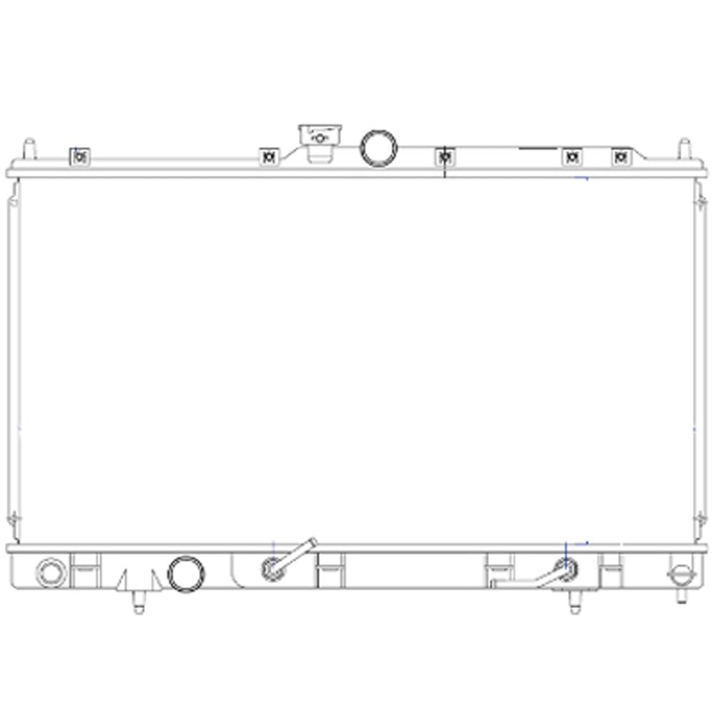 Radiator 2004-2006 Mitsubishi Lancer