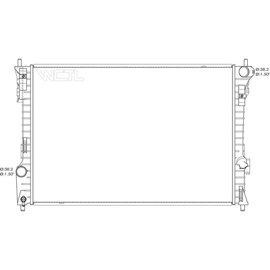 Radiator 2011-2015 Ford Explorer