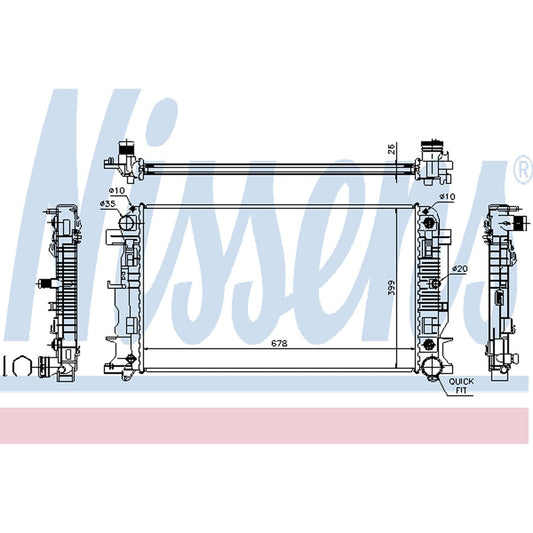 Radiator 2010-2019 Bmw X5, X6