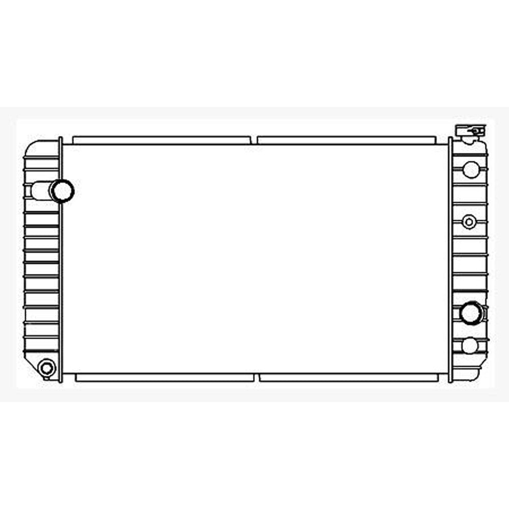 Radiator 1988-1994 Chevrolet S10 Blazer, S10 & Gmc S15 Jimmy, Jimmy, Sonoma & Oldsmobile Bravada