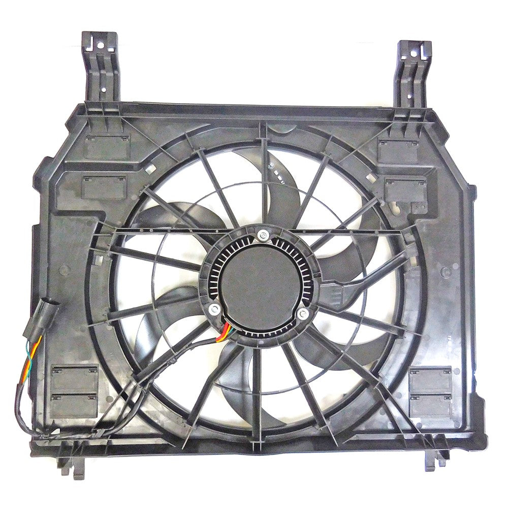 Radiator And Condenser Fan Assembly With One Big Fan 2013-2020 Land Rover Range Rover, Range Rover Sport, Discovery