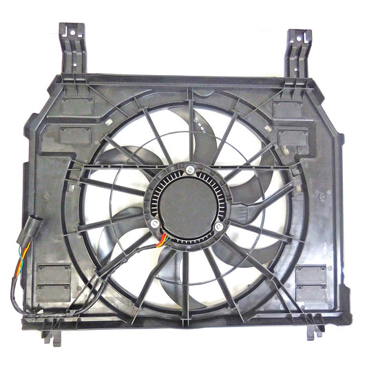 Radiator And Condenser Fan Assembly With One Big Fan 2013-2020 Land Rover Range Rover, Range Rover Sport, Discovery