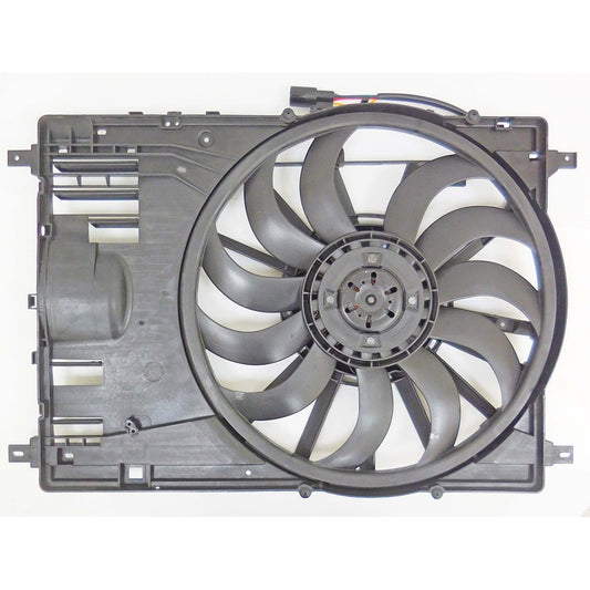 Radiator And Condenser Fan Assembly With One Big Fan 2020-2023 Land Rover Discovery Sport, Range Rover Evoque