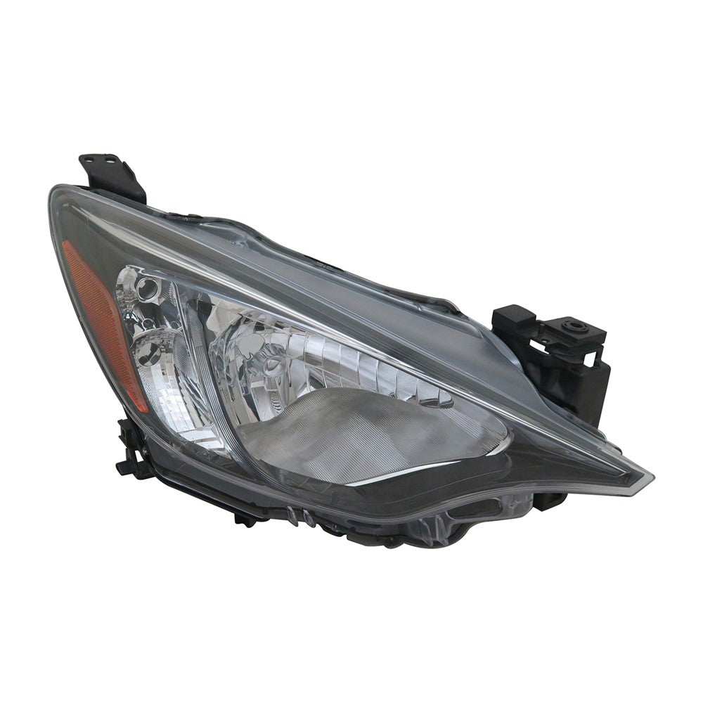 Front Right Passenger Side Halogen Headlight Lens And Housing 2016-2020 Scion Ia & Toyota Yaris, Yaris Ia