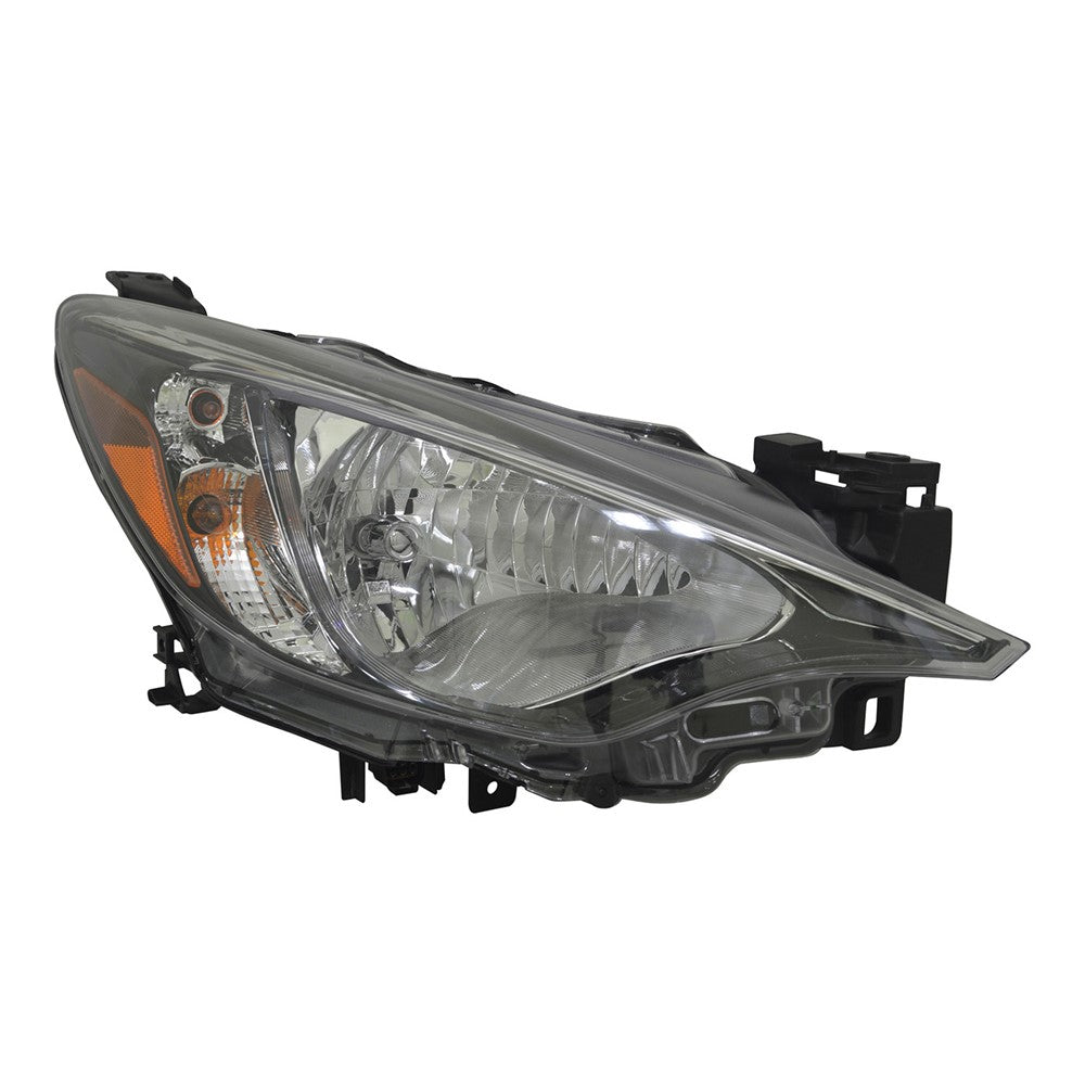 Front Right Passenger Side Halogen Headlight Lens And Housing 2016-2020 Scion Ia & Toyota Yaris, Yaris Ia